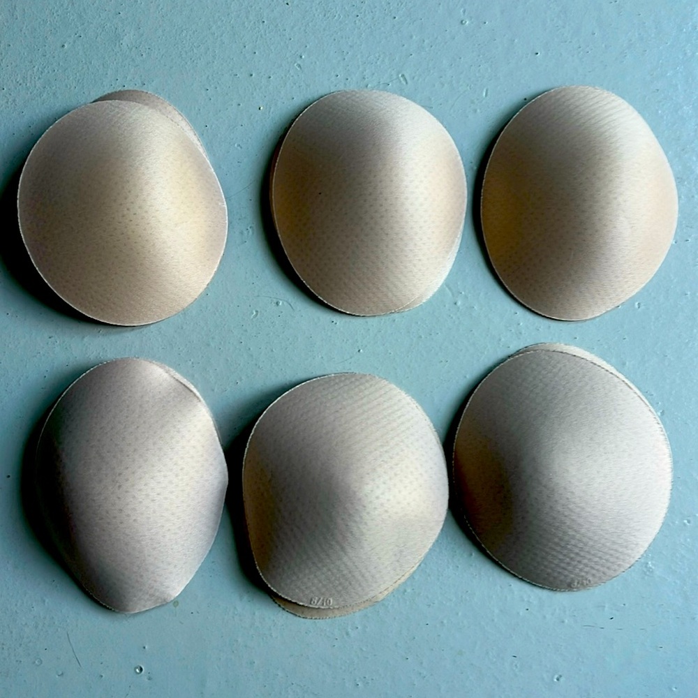 6 sets lululemon bra pads size 8/10 never been used